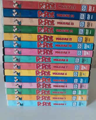 POPEYE Braccio di Ferro Serie Cartoni Animati DVD 