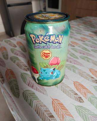 Barattolo in latta Pokémon vintage Chupa Chups – a