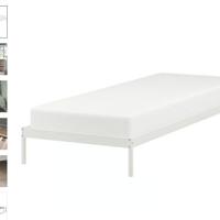 LETTO 1 PIAZZA CON MATERASSO E DOGHE