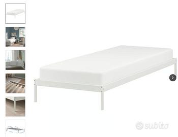 LETTO 1 PIAZZA CON MATERASSO E DOGHE