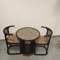 tavolo e due sedie Josef hoffmann