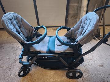 passeggino gemellare trio peg Perego 