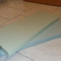 Mensole verde acqua e azzurro