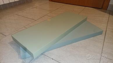 Mensole verde acqua e azzurro