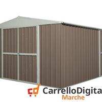 Box prefabbricato in acciaio 360x430 185kg tortora