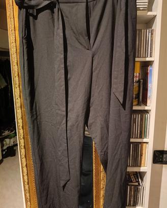 Pantaloni nero HM, vita arricciata ed elastica