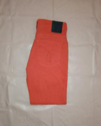 Jeans Calvin Klein Rosso Mattone Corallo W29 
