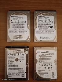 Hard Disk meccanici 2,5" attacco Sata