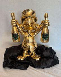 Statua Paperon de’ Paperoni oro Pop Art 45 cm