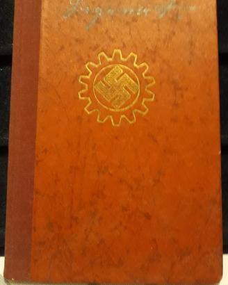 Libretto DAF Sindacato Fronte Tedesco Lavoro WW2