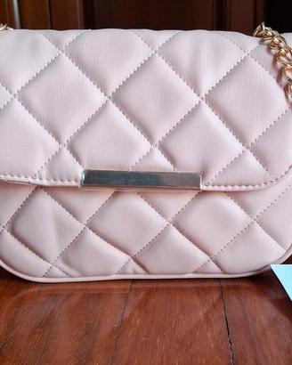 Borsa borsetta rosa Bershka nuova con cartellino