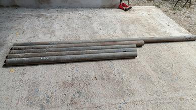 5 colonne di ferro diam. 10 cm lunghezza 2 metri 