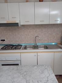 cucina completa sira anni 90 acciaio inox