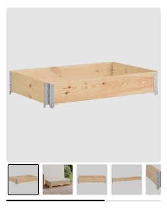 Collare per Pallet 80x120 cm in Legno Nuovi