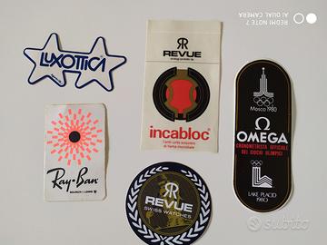 Adesivi da collezione "OROLOGI e OCCHIALI"