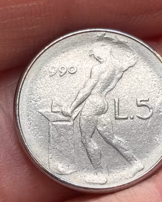 50 lire piccola 1990 rarissima con errore di conio