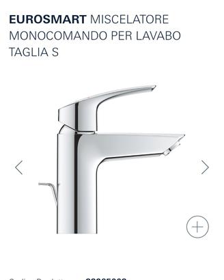 Miscelatore per lavabo Gruhe Eurosmart