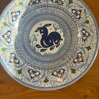 Piatto in maiolica