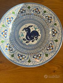 Piatto in maiolica