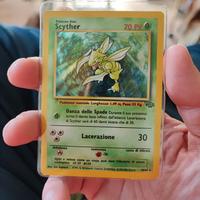 carta Pokémon scyther olografica 