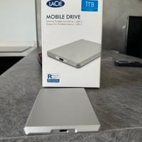 Hard Disk esterno per Mac Lacie da 1Tb