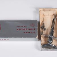 Siringa in vetro e acciaio Gima Autofiala. '60