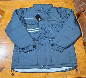 giacca blu impermeabile tg. L 