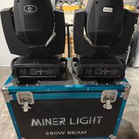 Teste Mobili Beam 10R 280W come nuovo, flight case