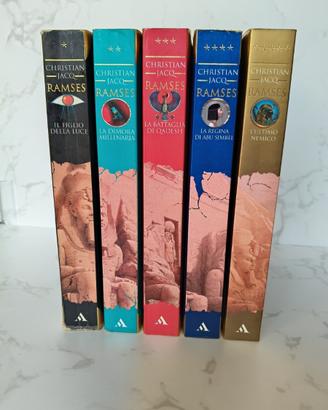 Collana Libri RAMSES di Christian Jacq - 5 libri