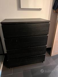 Cassettiera e comodini Malm Ikea