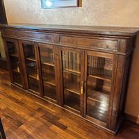 Credenza Vetrina in Legno Massello