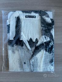 Camicia Zara bianco e nera