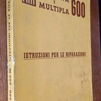 Fiat 600 BN e Multipla Manuale Officina del 1958