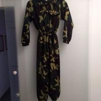 Vestito maschera soldato mimetica bambino unisex