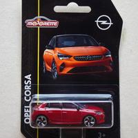 Opel Corsa F color Hot Red by Majorette scala 1/55
