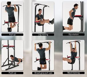 Home gym - Rack multifunzione trazioni, dip, panca