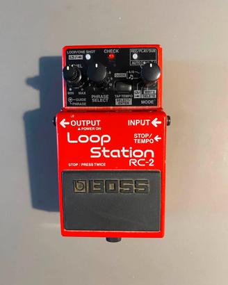 pedalino per chitarra/basso Loop Station RC2 Boss