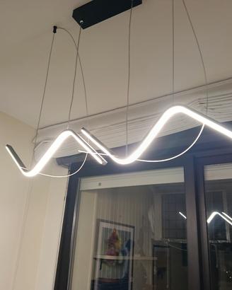 Lampadario led regolabile intensità e calore