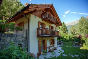 Chalet 9 posti con giardino e wellness