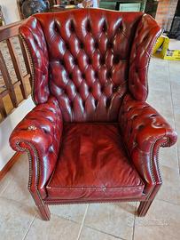 Poltrona chesterfield Queen Anne