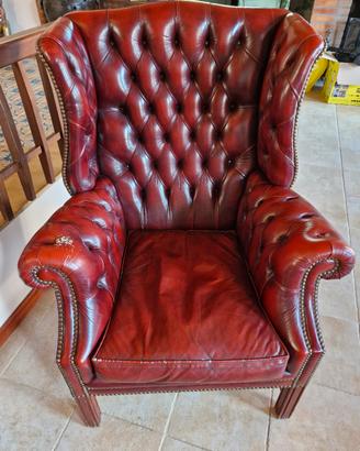 Poltrona chesterfield Queen Anne