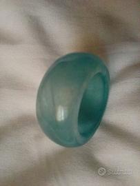 Ciondolo/ Anello in acquamarina pezzo unico