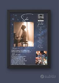 Poster o quadretto A4 ultimo album