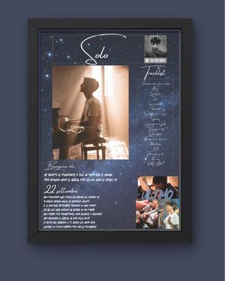 Poster o quadretto A4 ultimo album