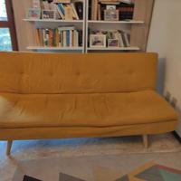 Divano convertibile in divano letto 3 posti