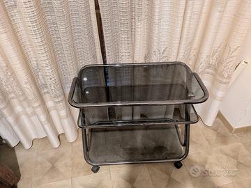 mobile porta tv metallo e vetro 