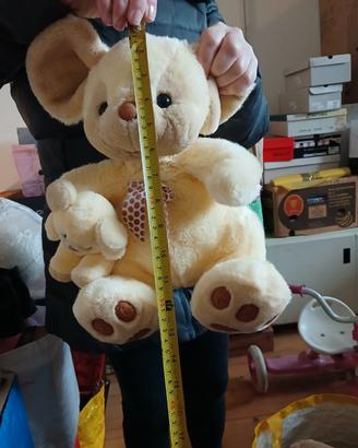peluche topolone con orecchie grandi 