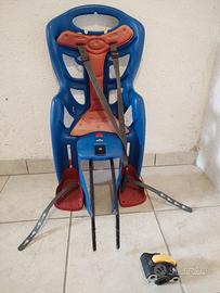 Seggiolino bici bambino con attacco telaio