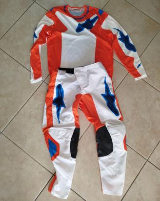 Completo Alpinestars enduro/cross FLUID GRID