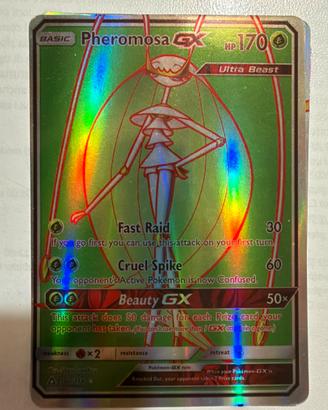 Carta da collezione Pokemon Pheromosa GX 140/156